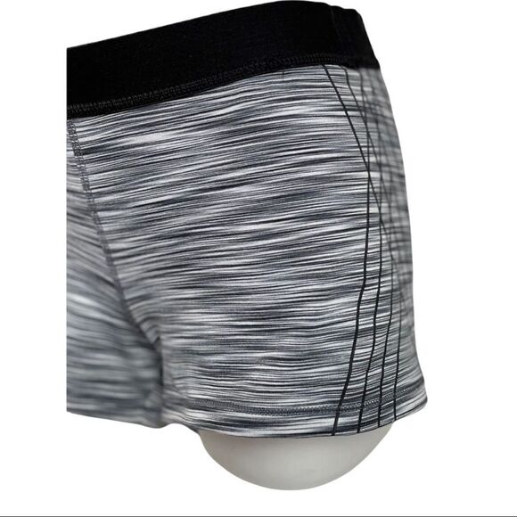 Forever 21 Striped Bike Shorts Black Medium - Picture 13 of 15